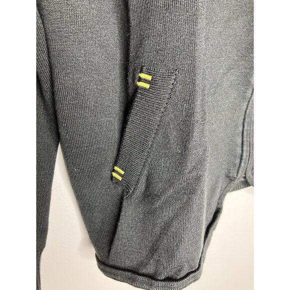 McDonald’s Timeless Elements Black Zip Up Cardigan Women's Size Large READ - Picture 3 of 10